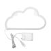 Noarlalf Room Decor Led Cloud Neon Light Sign Night Lamp Wall Art Decorative Room Party Decor Home Decor Solar String Lights 30*19*2.5