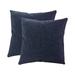 Pillow Cases 2Pcs Pillow Cases Spring Summer Cushion Covers for Living Room Balcony Garden 40 X 40Cm Flax F