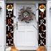 Halloween Door Curtain Trick or Treat Banner Door Sign