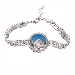 Giant Luxury Cruise Ship Poster Tennis Chain Anklet Bracelet Diamond Jewelry