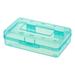 Oalirro Pencil Box Assorted Colors Plastic Crayon Box Clear Pencil Case Plastic Pencil Case Plastic Pencil Box Crayon Box Storage Hard Pencil Case Large Pencil Box under $5