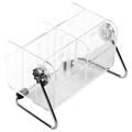 Storage box Transparent Acrylic Organizer Multi Grids Storage Box Phone Storage Container Sundries for Home (Transparent)