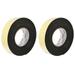 2 Rolls Black Foams Single-sided Tapes Soundproofing EVA Sponge Sealing Tape