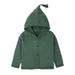 Warm Coats For Girls Baby Toddler Kids Boys Solid Warm Hooded Coat Outfits Clothes For 2-3 Years