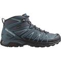 SALOMON Herren Multifunktionsstiefel SHOES X ULTRA PIONEER MID GTX Ebony/Star, Größe 46 ⅔ in Grau