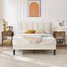 Hokku Designs Dejsha Iron Platform 3 Piece Bedroom Set Upholstered/Metal in Brown | 47.63 H x 57.08 W x 76.57 D in | Wayfair