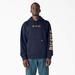 Dickies Men's Water Repellent Workwear Graphic Hoodie - Ink Navy Size 2 (TW22D)