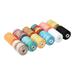 12x Sewing Thread Set Embroidery Thread Multi Purpose Prewound Bobbin Thread Polyester Thread Spools Assorted for Quilting Sewing Supplies