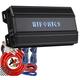 Hifonics ZD-1350.4D ZEUS DELTA 1350W MAX 4 Channel Car Amplifier + 4 Ch Amp Kit Bundle