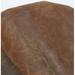Brown Distressed 24 inch x 54 inch Vegan Faux Lear Fabric by Yard Syntic Plear 0.9 Soft Smooth Upholstery 9 sq.ft. (24 x 54 -2/3 of Yard) (Brown Distressed)