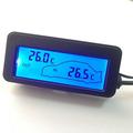 Ana 12V Car LCD Digital Display Thermometer Inside &Outside Temperature Gauge Meter