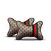 Cute Flower Car Neck Pillow Cushion Soft Car Headrest Waist Pillow Safety Seat Belt Shoulder Pad Car Accessories for Girls Women