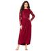 Plus Size Women's Tulip-Hem Lace Dress by Roaman's in Rich Burgundy (Size 20 W)
