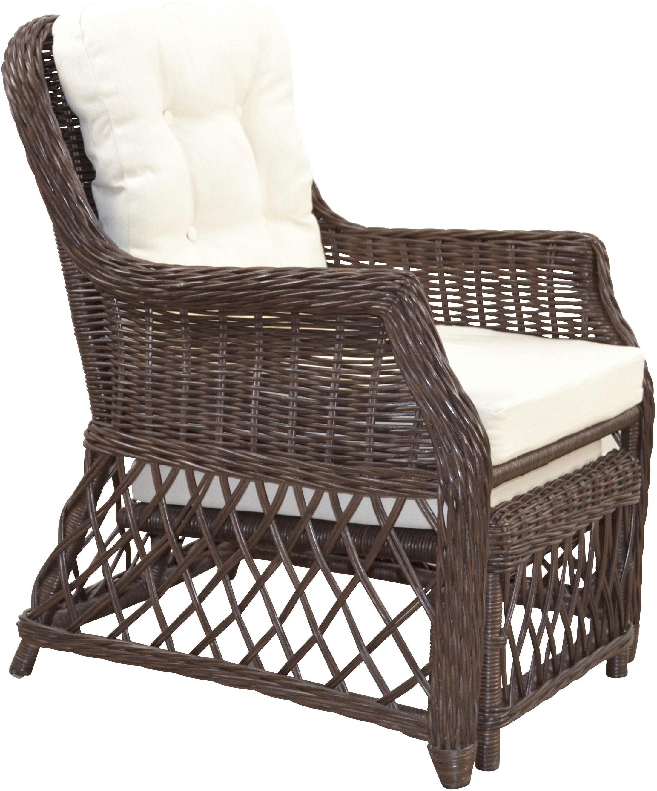 Rattanstuhl HOME AFFAIRE, braun, B:67cm H:91cm T:75cm, Stühle, Handarbeit, Maße (B/T/H): (67/75/91) Image