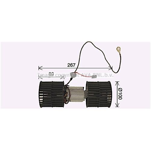 AVA QUALITY COOLING Innenraumgebläse Ø105mm 105mm für FORD 6157286 6124510 95AG18565BA FD8652