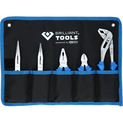 Brilliant Tools Zangen-Satz, 5-tlg Zangen-Set BT060005
