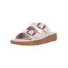 Sandale CRUZ "Noraja", Damen, Gr. 39, beige, Synthetik, Polyurethane, casual, Schuhe Pantolette Schlappen, mit angenehm weichem Fußbett