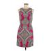 Moulinette Soeurs Casual Dress - Sheath: Pink Aztec or Tribal Print Dresses - Women's Size 8