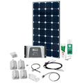 PHAESUN Solaranlage "SPR Caravan Kit, Solar Peak MPPT 3020 120 W" Solarmodule schwarz-weiß (schwarz, weiß) Solartechnik