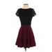 Speechless Casual Dress - Fit & Flare: Black Dresses - Women's Size Small