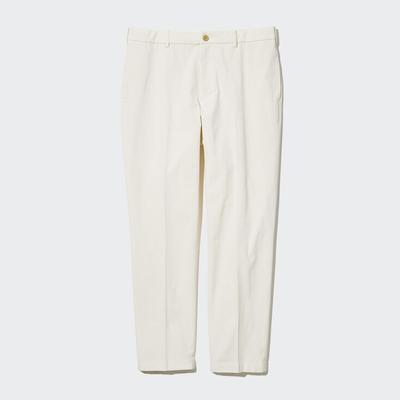 Uniqlo - Cotton Smart -Like Ankle Length Trousers - Off White - S
