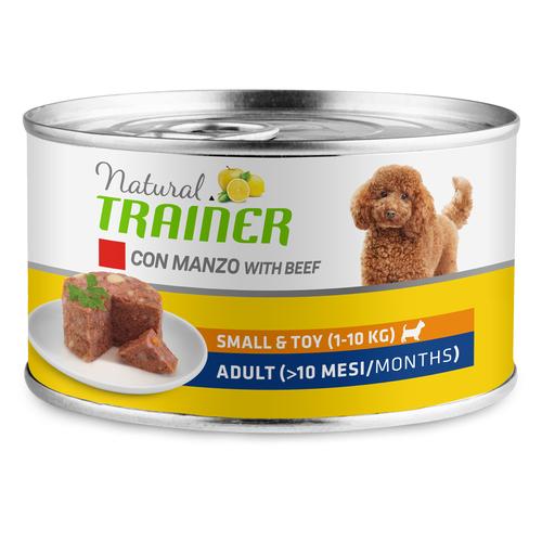 12 x 150 g Natural Trainer Small & Toy Adult Rind Nassfutter Hund