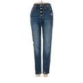 FRAME Denim Jeans - High Rise: Blue Bottoms - Women's Size 25