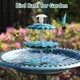 PALONE 3 Tiered Bird Bath with 3.5W Solar Pump DIY Solar Fountain Detachable for Bird Bath Garden