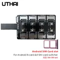 T13 12 Card Slot SIM Card Adapter Multi SIM Card Reader for Android Smartphone Mini SIM Nano Sim