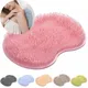 Back Foot Wash Brush with Suckers Foot Back Exfoliating Shower Massage Mat Scrubber Brush Anti-Slip