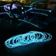 Car EL Wire Led Car Lights Neon LED lamp Rope Tube LED Strip For Volkswagen Polo Passat B6 BMW F10