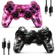 Wireless Game Controller For PS3 Gamepad For Double Shock 3 Bluetooth-4.0 Joystick For USB PC