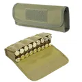 Tactical 18 Rounds Bullet Bag Molle Ammo Shell Pouch 12 Gauge Waist Bag Gun Cartridge Holder Bag