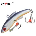 FTK Winter Ice Fishing Lure 15g/20g/30g sinking Jigging Balancer Vib Bass Pike Carp Perch Fishing