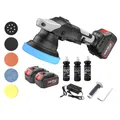 900W Cordless Car Polisher Machine Brushless 5 Inche Rechargeable Eccentric Polisher Wireless Car