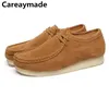 Careaymade-British Vintage Echt leder Freizeit schuhe Schnürschuhe Rauch Gummis ohle Schuhe Low Top Herren schuhe Modes chuhe