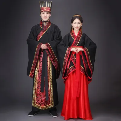 Chinesische alte Kleidung Hanfu Cosplay Outfit für Männer und Frauen Erwachsene Halloween-Kostüme