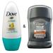 Roll-on Stick Go Fresh Pear & Aloe 50 ml by Dove & Men Stick Care Elements Talc Mineral & Sandalwood 50ml by Dove