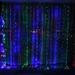 448LED RGB Multi-color Waterproof String Fairy Curtain Lights Window Xmas Decor