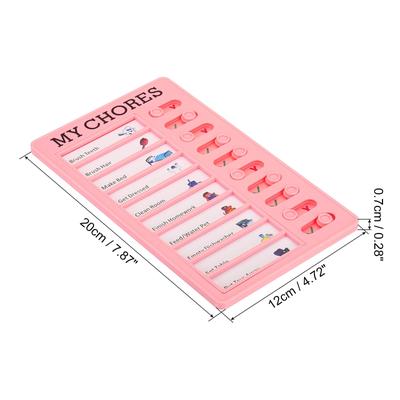 Checklist Board Set, 2 Pcs Chore Chart Plan with Card Pen My Chore - 4.7x7.9"