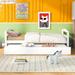 Elegant and Functional Twin Size Daybed with Pull-Out Trundle Bed for Sleepovers and Cozy Relaxation