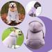Mgoohoen Pet Clothes Puppy Cloth Dog Sweatshirts Breathable Cotton Cat Clothing Dog Hoodies Soft Comfy Apparel Colorful Purple M for Cat Dog