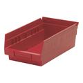 RED Economy Shelf Bins â€” 11 5/8in. x 6 5/8in. x 4in. Size Red Carton of 30 Model# QSB 102 R