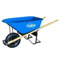 Yeoman 34836 6 cu.ft. Steel Handle Tray Wheelbarrow