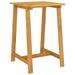 Htovila Patio Bar Table 27.6 x27.6 x40.9 Solid Acacia Wood