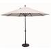 Deluxe Auto Tilt 11 Foot Round Umbrella-Sunbrella Solid Colors Fabric Type-Canvas Fabric Color-Antique Bronze Pole Finish Bailey Street Home