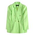 Long Sleeve Suit Jackets for Women Suit Jacket for Women Autumn Coat Mid Length Causal Jacket Coat