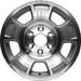 KAI 17 X 7.5 New Aluminum Alloy Wheel Replica Machined And Silver Fits 2007-2007 Chevrolet Silverado Classic