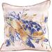 Jordan Manufacturing 18 x 18 Burnt Orange Cream and Blue Sea Turtle Nautical Square Decorative Throw Pillow with Welt