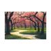 Cherry Garden in Spring - Matte Canvas